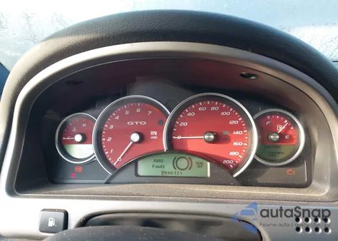 2005 Pontiac Gto из США, поврежденный, VIN 6G2VX12U65L382717